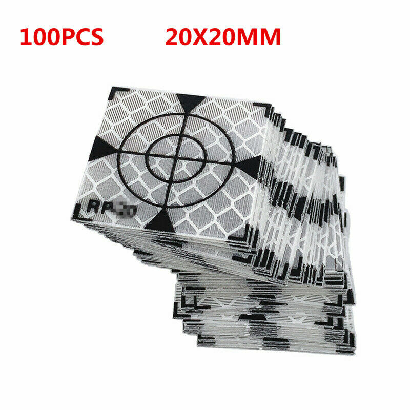 New 100PCS REFLECTOR SHEET REFLECTIVE TAPE TARGET