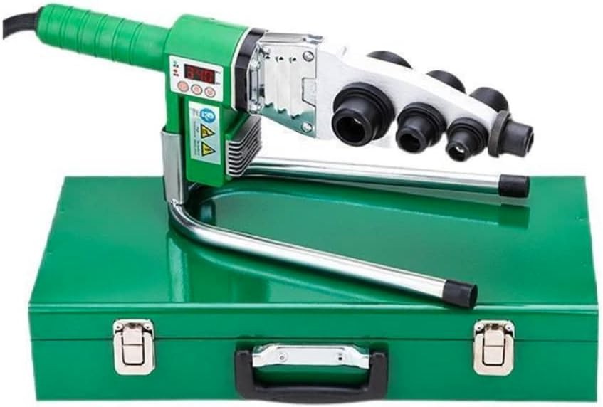110V Plastic Pipe Welding Tool kit, Adjustable Socket Fusion Pipe Welder with 0.