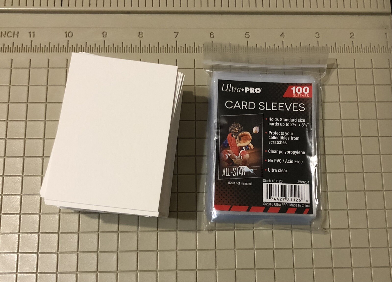 100 ACEO Cards & Card Sleeves ~ Blank 140 lb Watercolor Paper ~ 2.5 x 3.5 Canson