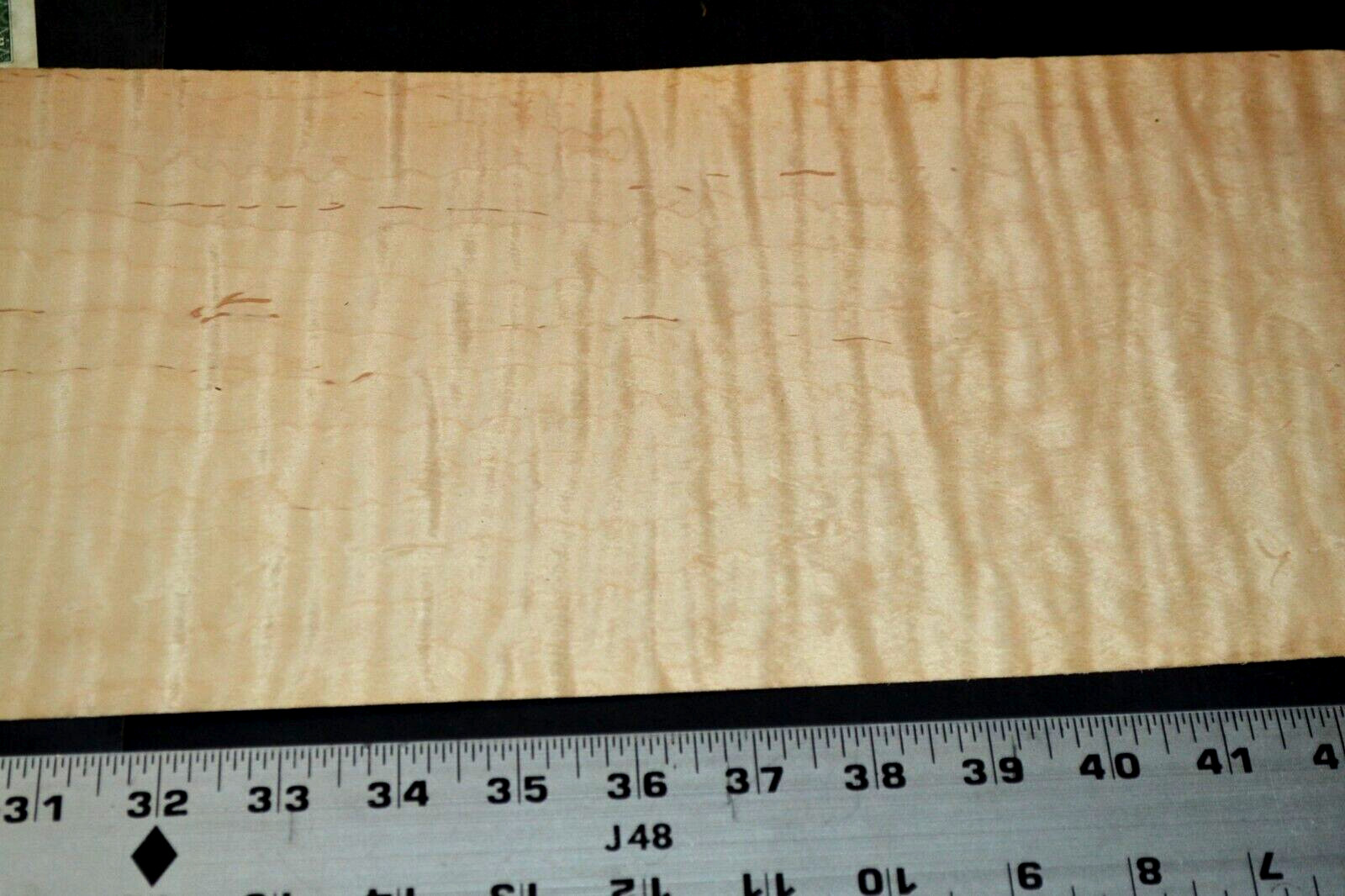 Flame Maple Raw Wood Veneer Sheet 7 x 58 inches 1/42nd M4672-89