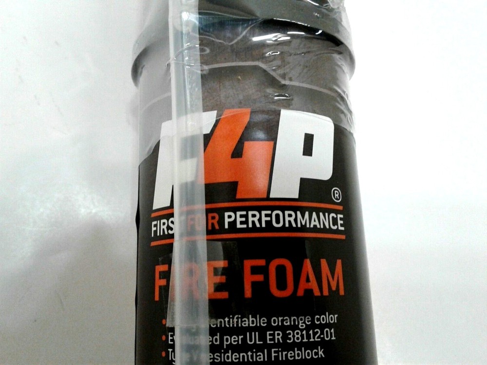 F4P First For Performance Fire Foam FlameTech FireBlocking Foam Sealant 12Oz Can