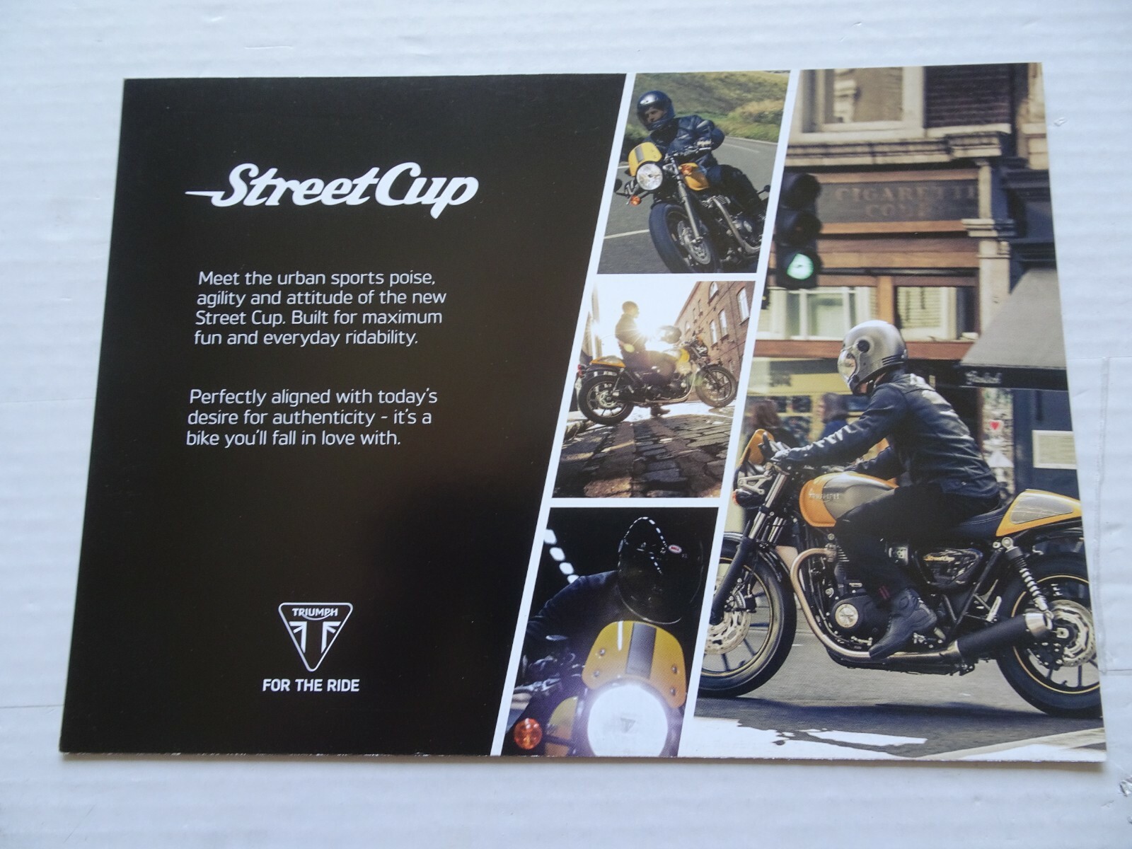 Triumph Motorcycles StreetCup Postcard
