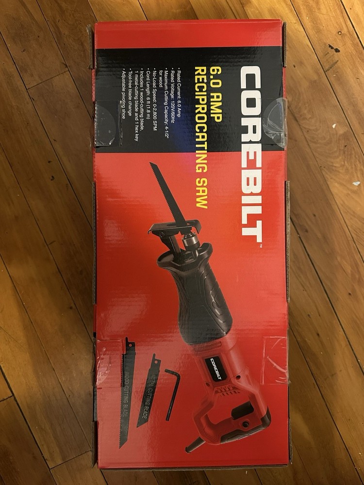 6Amp Corded Reciprocating Saw