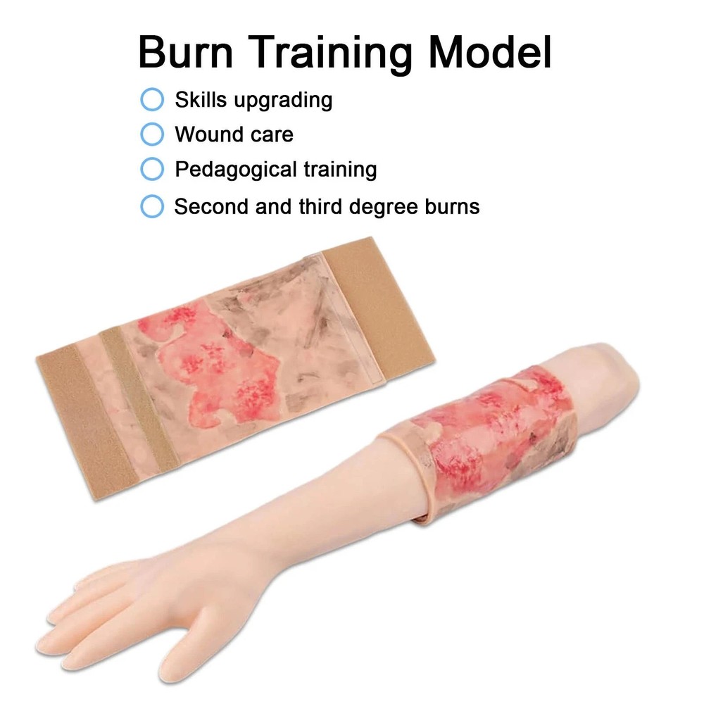Limbs Burn Training Model, Realistic Wound Simulation Module Simulated Skin