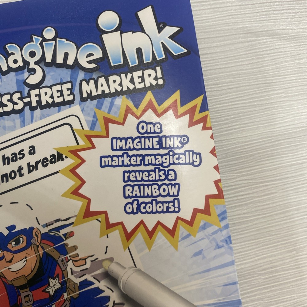 Bendon - Marvel Super Hero Adventure Imagine Ink Book