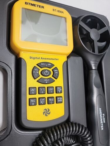 Pro CFM Anemometer Measures Wind Speed Wind Flow Wind Temp for HVAC Air Flow USB