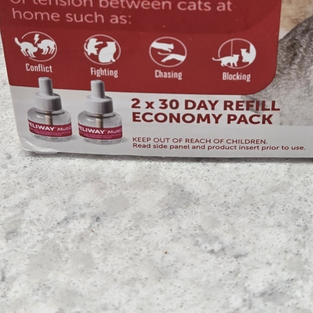Feliway Multicat Plug In Diffuser Starter Kit Cats Calming Refill With Extras
