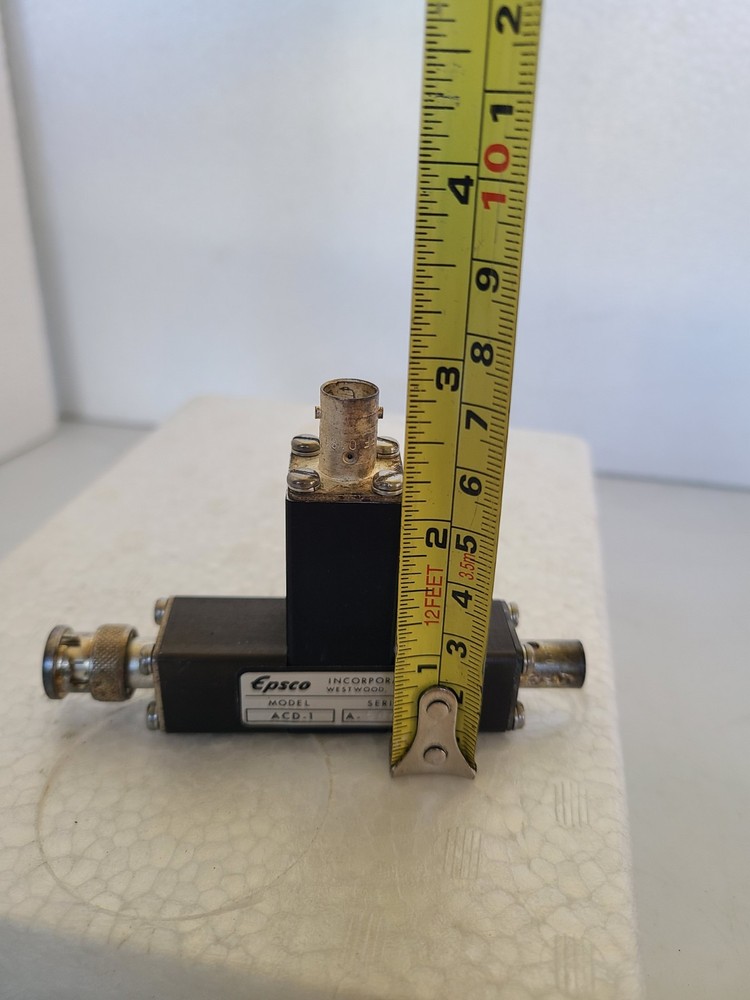 Epsco MODEL ACD-1 , RF Connector, NOS, Open Box Condition