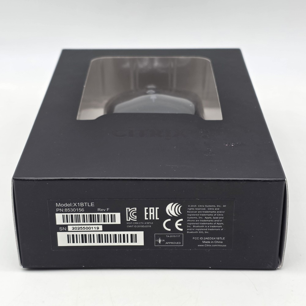 Citrix X1 Mouse X1BTLE Bluetooth For iPad Mac Black Sealed