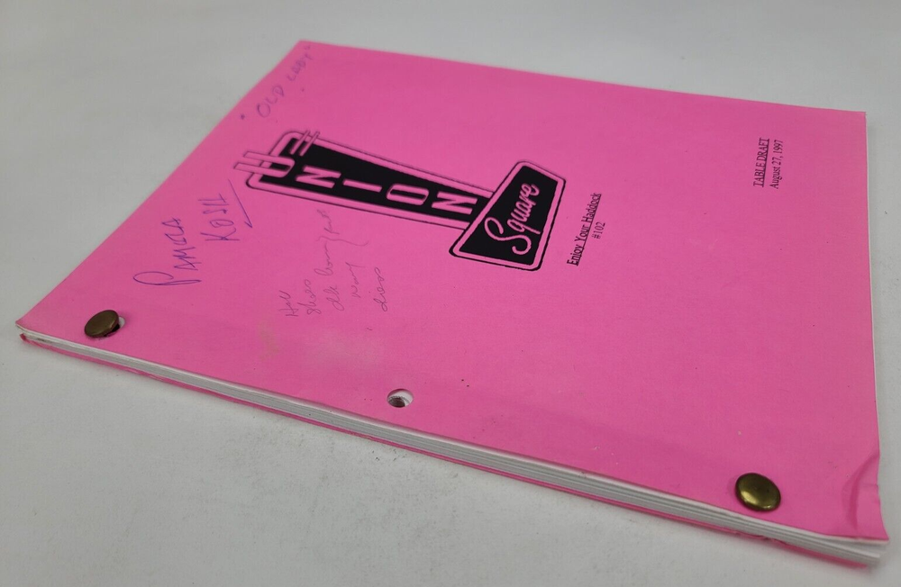 UNION SQUARE / George McGrath 1997 TV Script, Jazzmun "Enjoy Your Haddock"