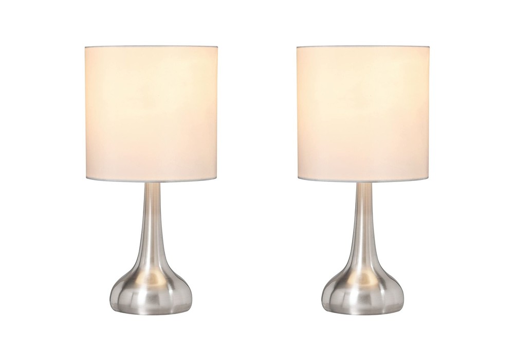 Aspen Creative 40231-12, Two Pack - 14-1/2" High Transitional Metal Table Lam...