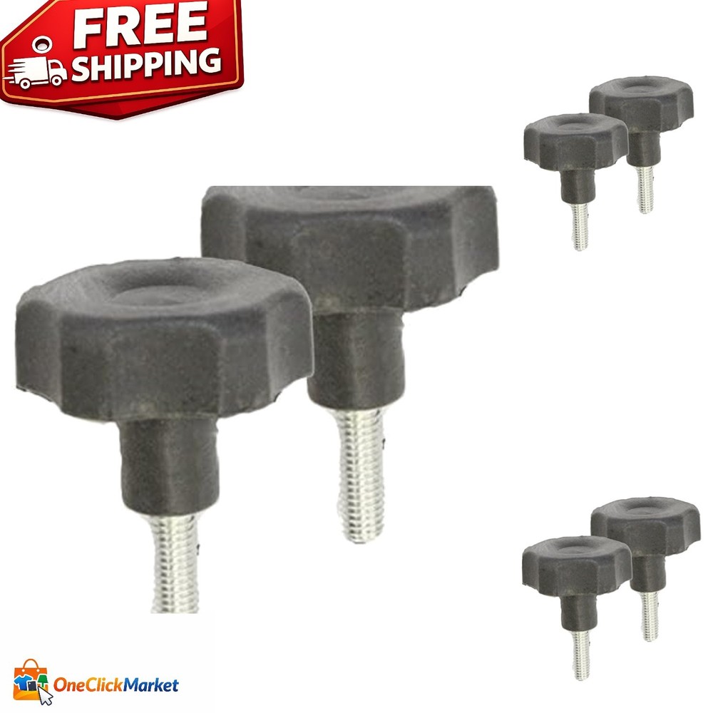 Modern 2-Pack Alloy Steel Miter Stand Knobs for Enhanced Tool Performance