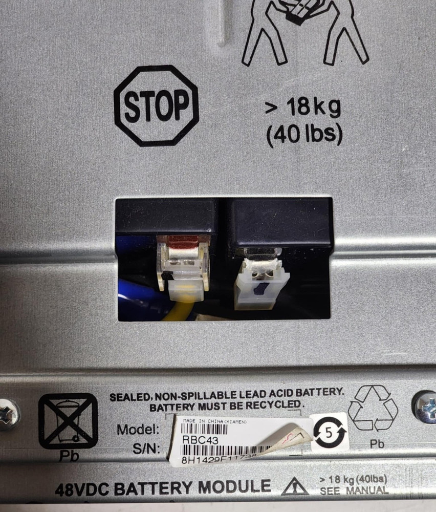 APC RBC43 Compatible Battery Pack Replacement USED