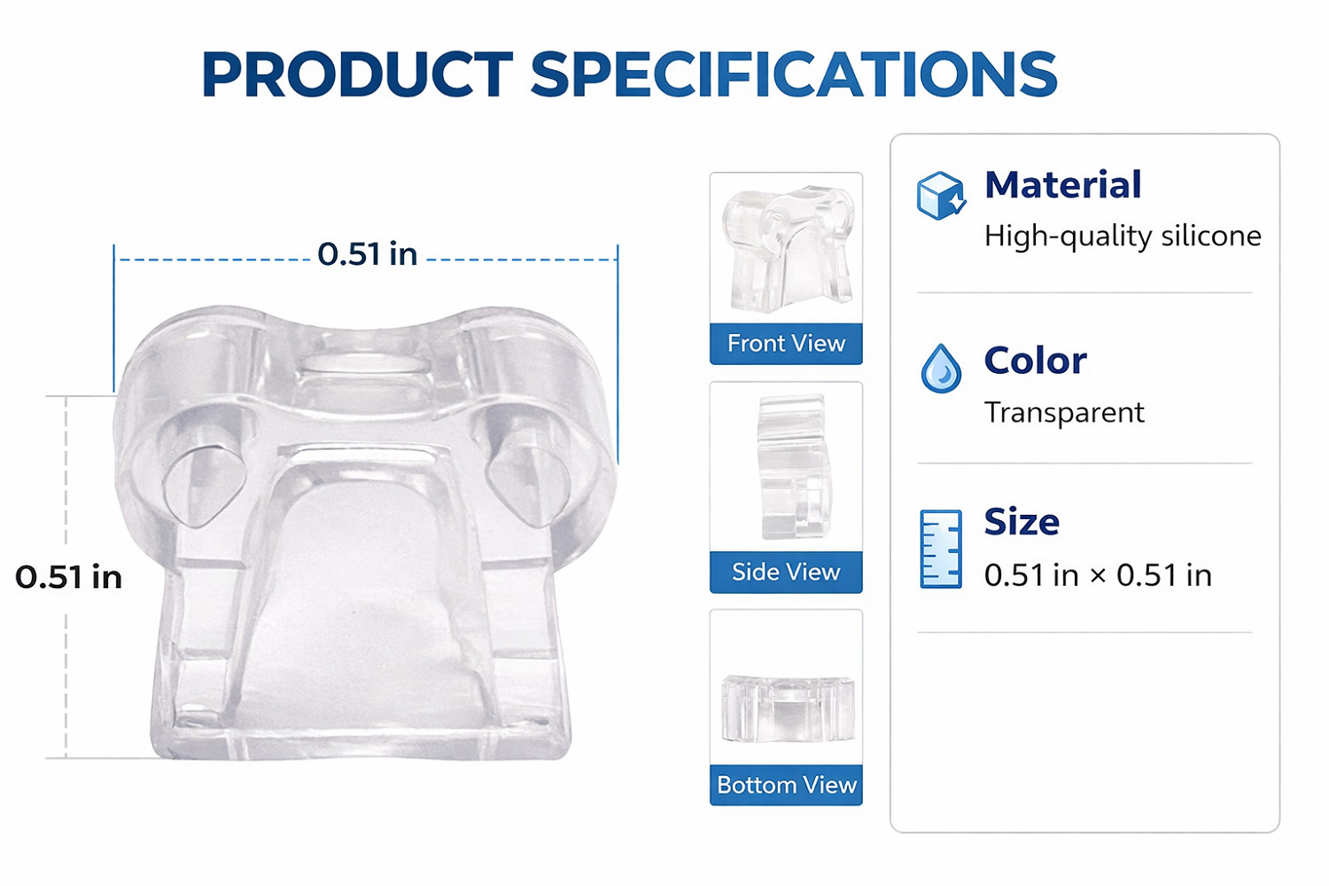 20PK Nailer No Mar Tip for DeWalt DCN680 DCN681 Clear Rubber Guard Finish Naile