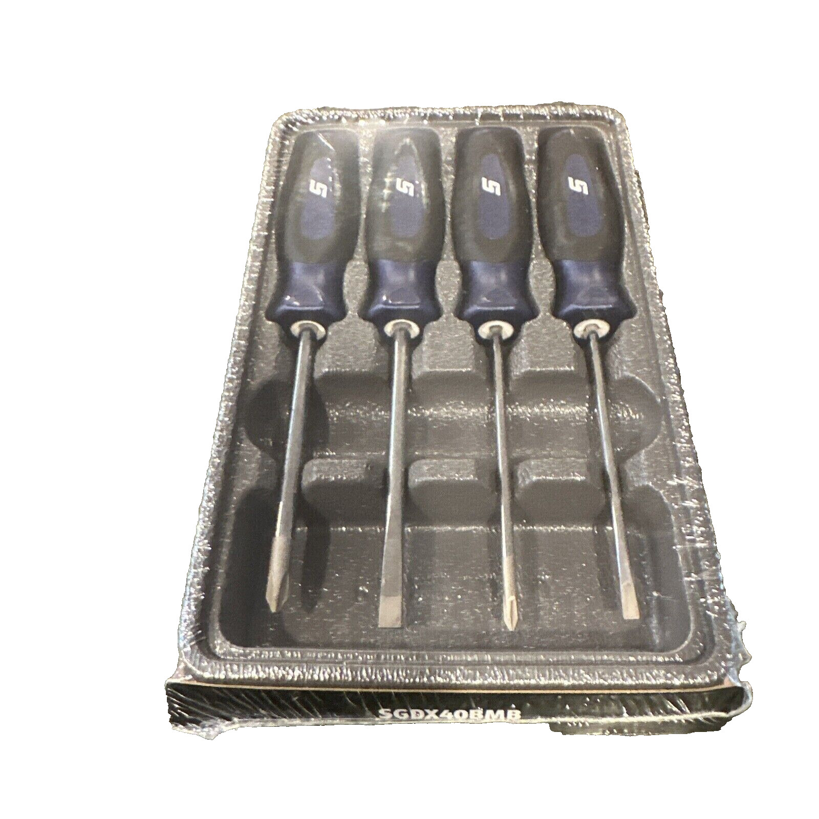 SNAP ON TOOLS SGDX40B MB 4Pc POWER BLUE Mini Tip Combination Screwdriver Set