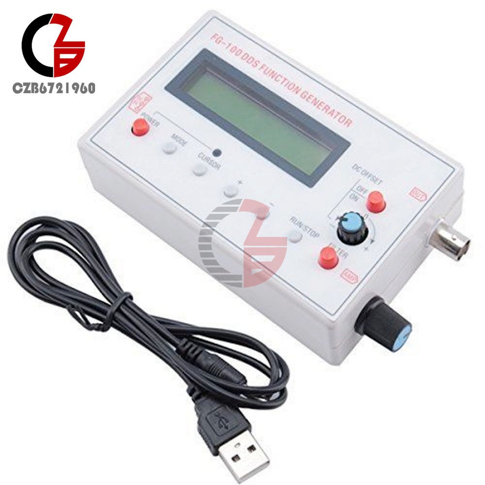 FG-100 DDS Function Signal Generator Module 1Hz-500KHz Sine+Triangle+Square Wave