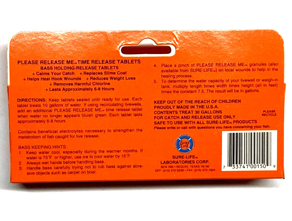 Sure-Life FULL CASE Please Release Me Time Release Tablet 36 packs (108 tablets)
