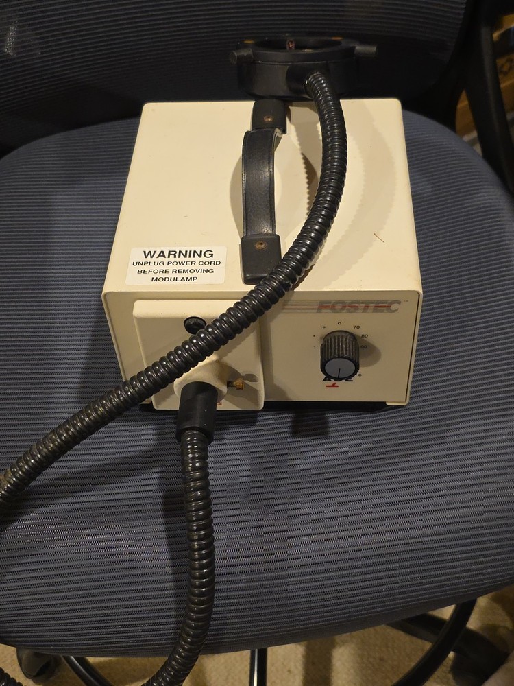 Fostec Model 20500 Fiber Optic Light Source with Ring Light Works
