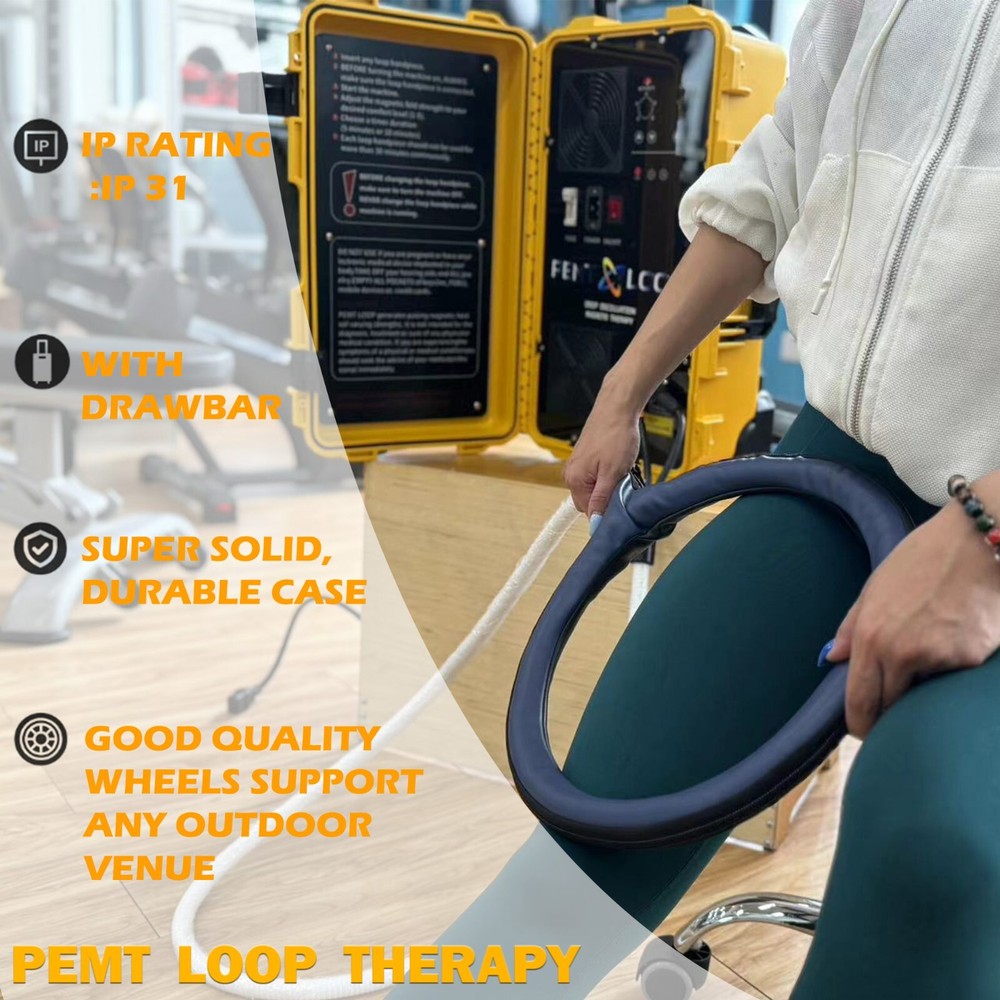 Protable PMST Loop PEMF Machine Magnetic Physio Therapy Massage Relax Massage