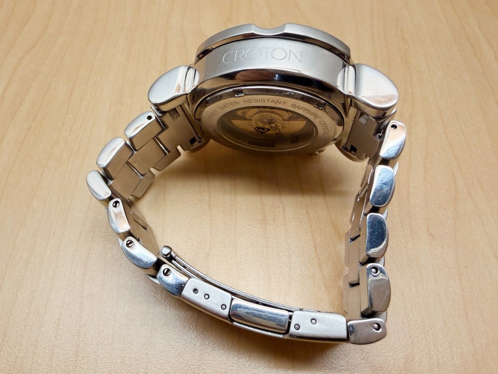Croton Grey Vortex Pineapple SW200 Automatic Movement Dive Watch