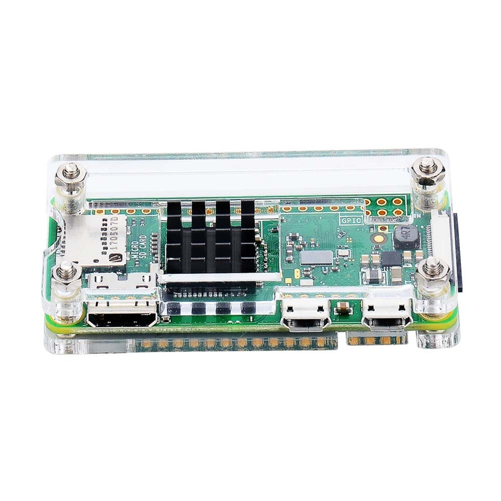 iUniker Raspberry Pi Zero Case, Case for 2 w, with Clear