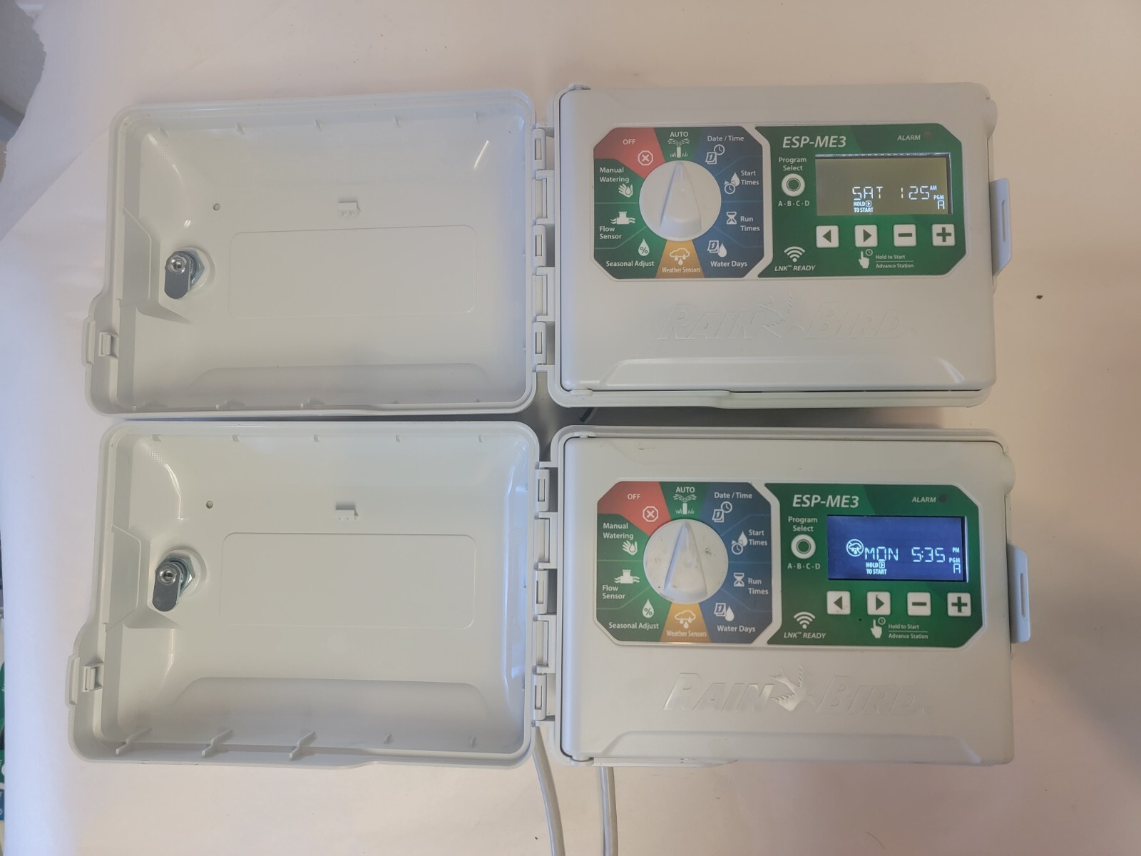 LOT OF 2 Working Rain Bird RainBird ESP-ME3 Sprinkler Controllers