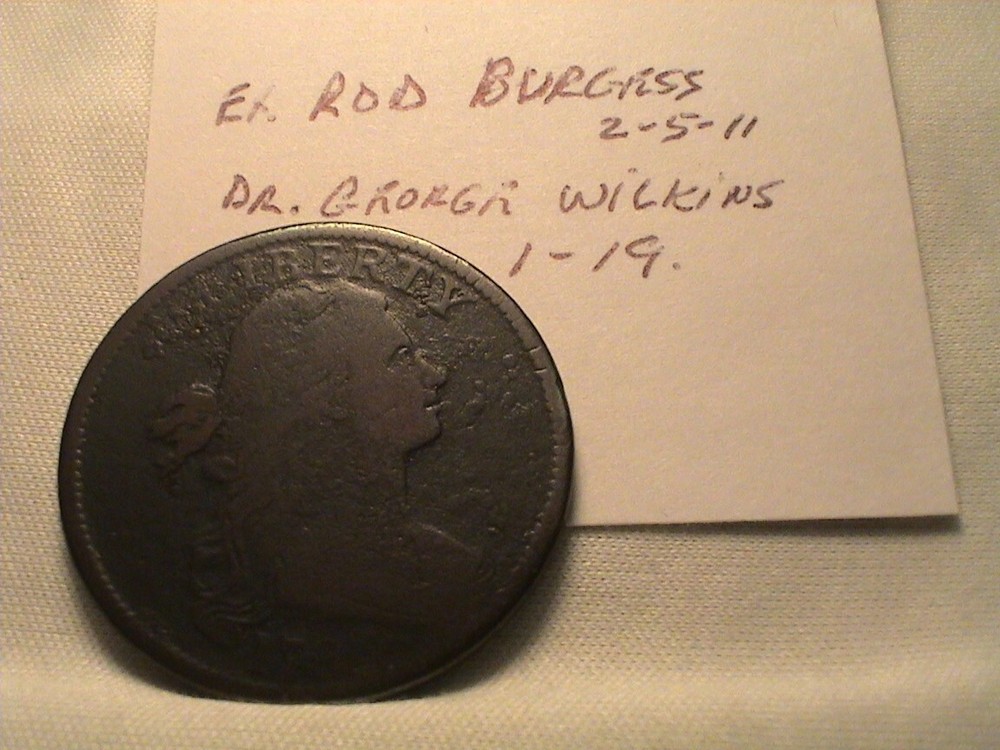1797 Draped Bust Large Cent Stemless S-133 R5