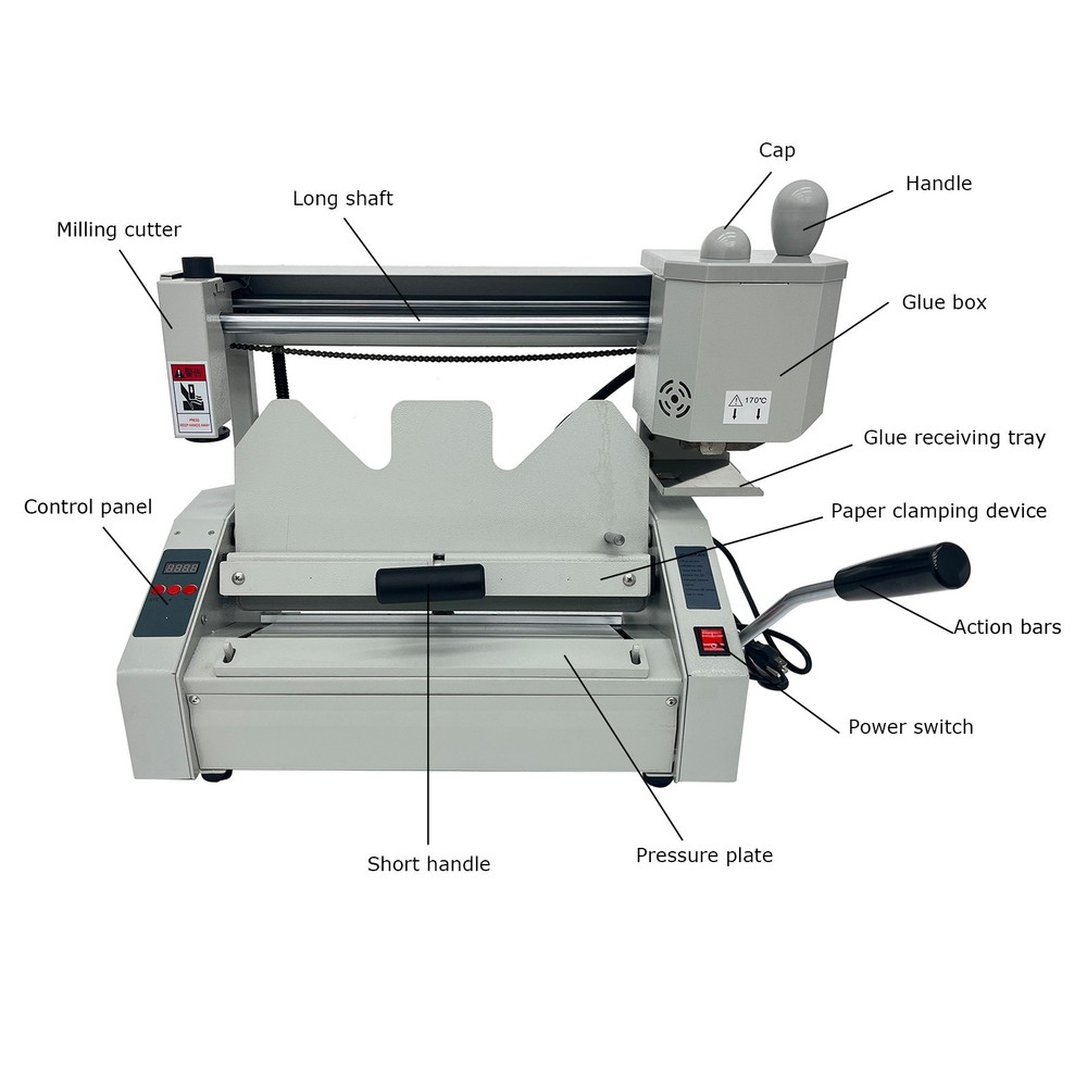 A4 Desktop Manual Wireless Glue Binding Machine+Binding Hot Melt Glue Pellets