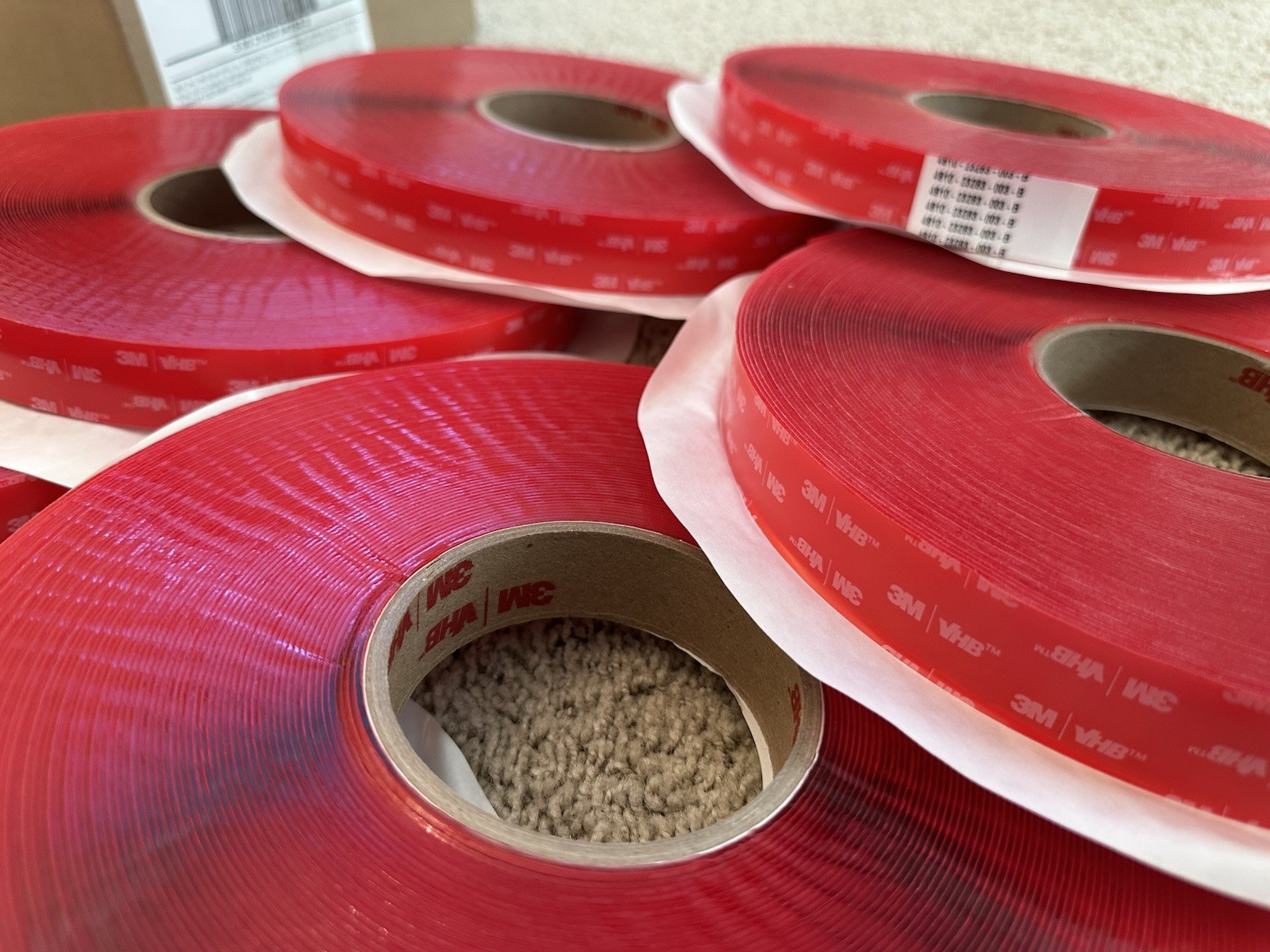 3M VHB Tape 4910 - Clear - 1.000in x 36yd - CASE OF (9) ROLLS - 324yd / 296.262m