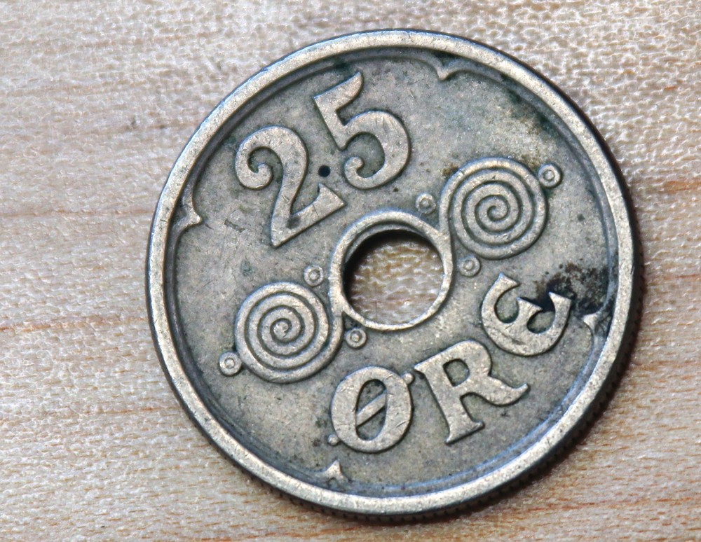 1924 Denmark 25 Ore