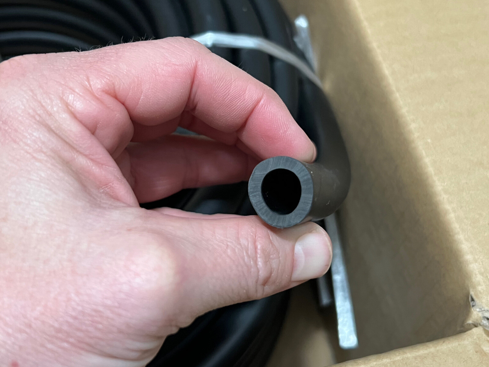 100ft - 1/2'' ID - Self-Sinking Weighted Air Hose Aeration Air Line Tube Roll