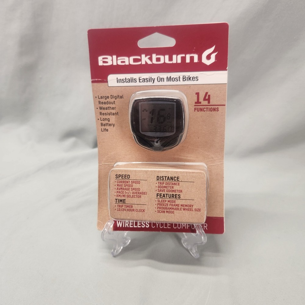 Blackburn Wireless Cycle Computer Speed Distance Timer NEW