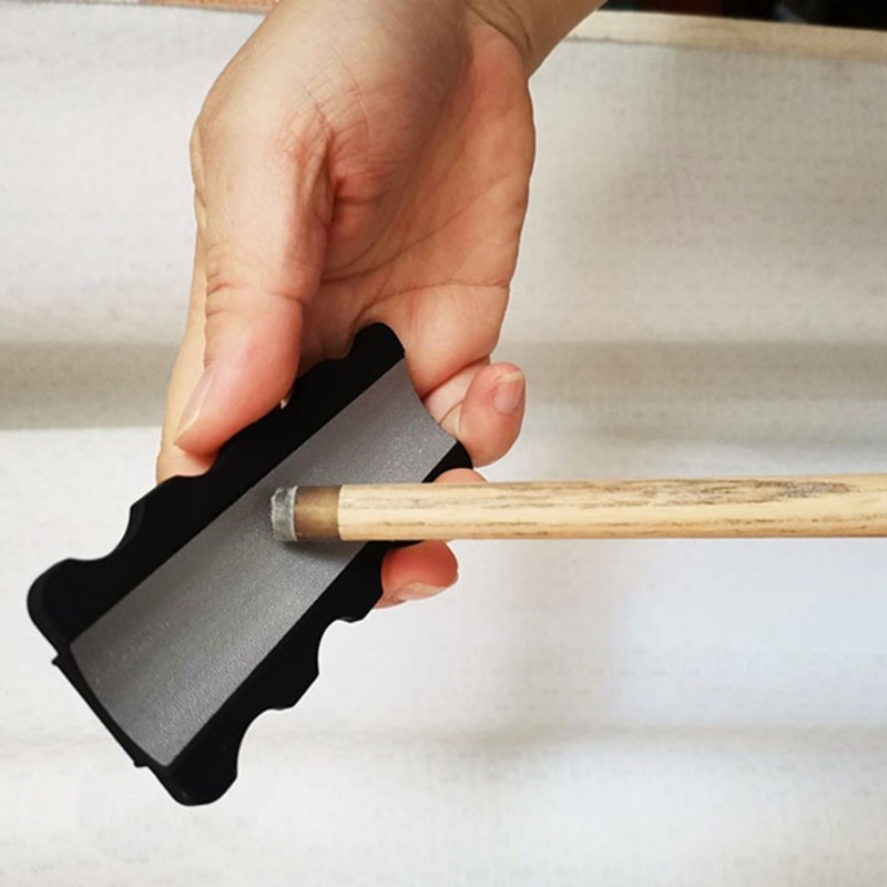 Pool Tip Shaper Pool Cue Tip Shaper Billiards Device for Pool Table Games