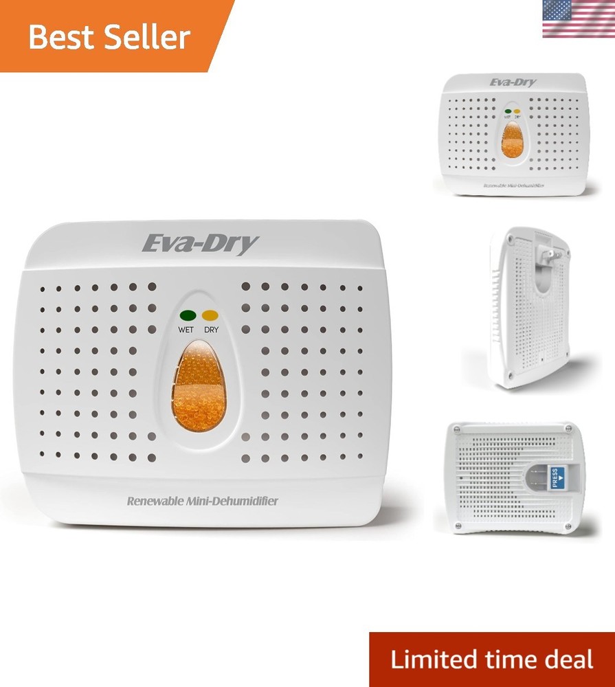 Wireless Mini Dehumidifier, White E-333