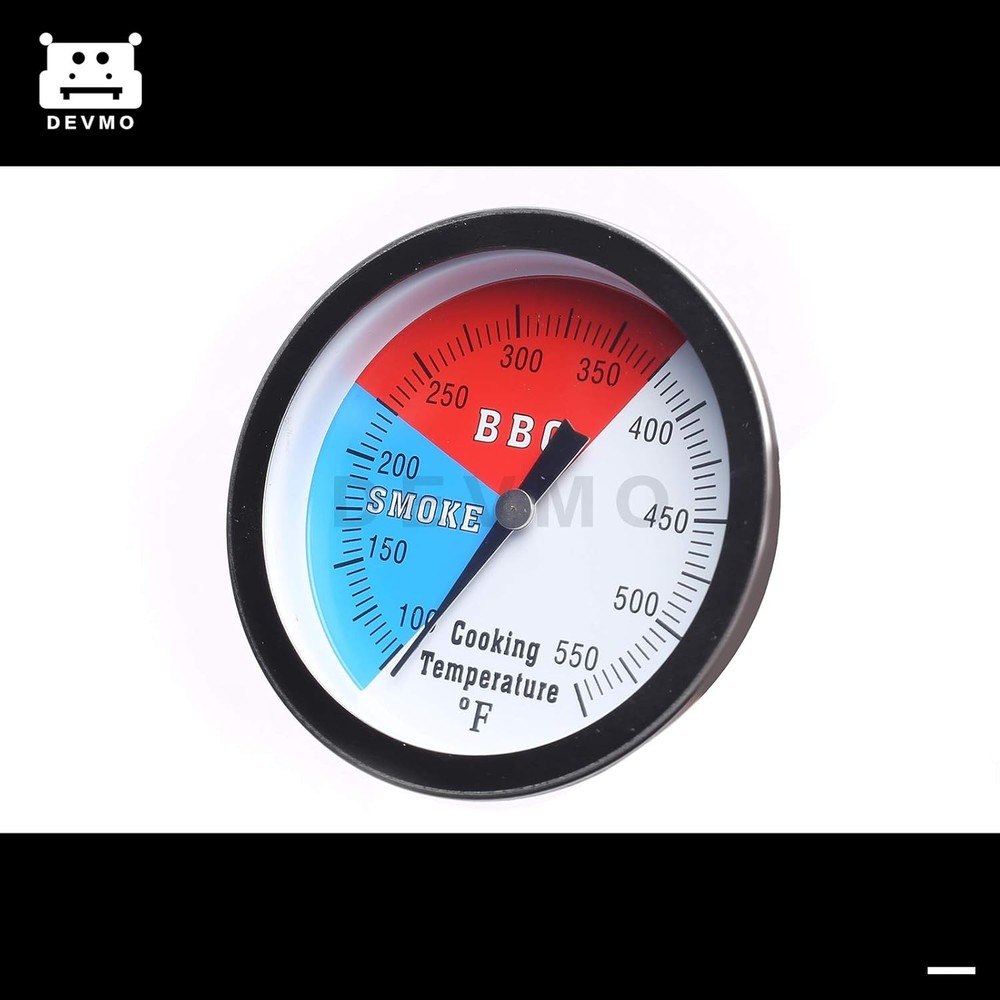 DEVMO 2" Temperature Gauge Thermometer for Barbecue BBQ Grill Smoker Pit...