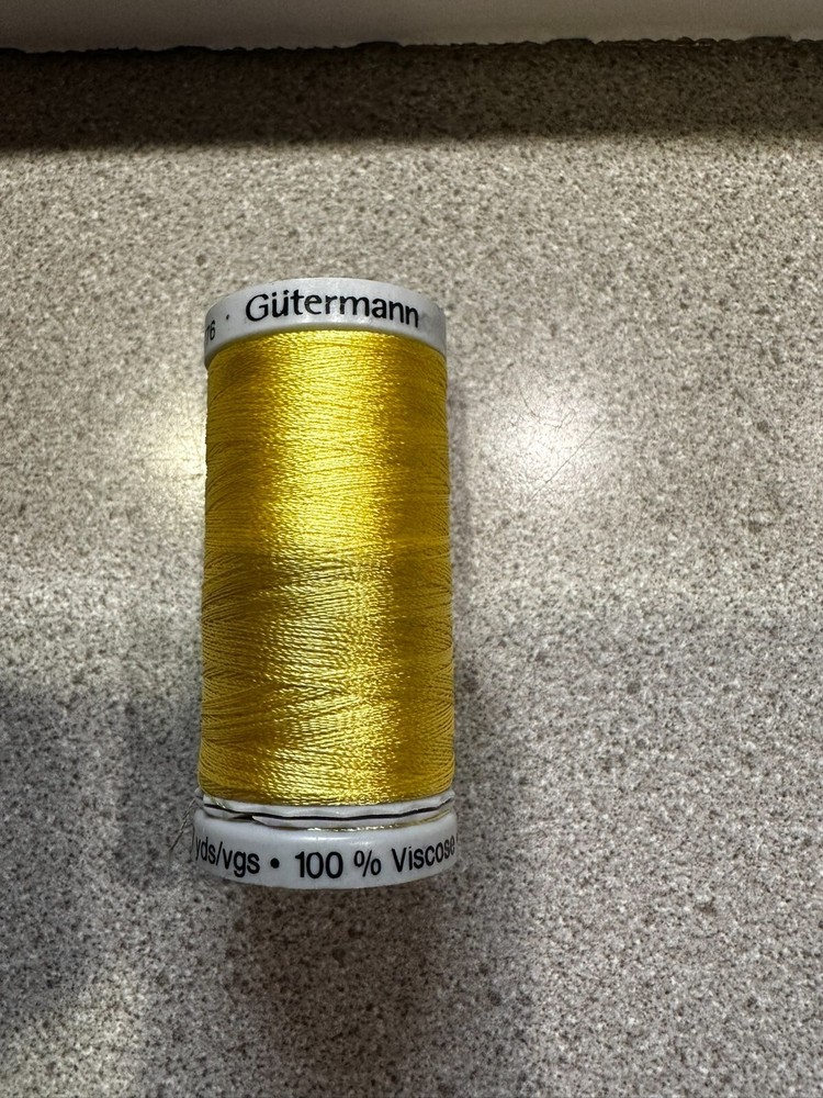 Gutermann Embroidery Thread 40wt Viscose Thread Spool 500M 547yds