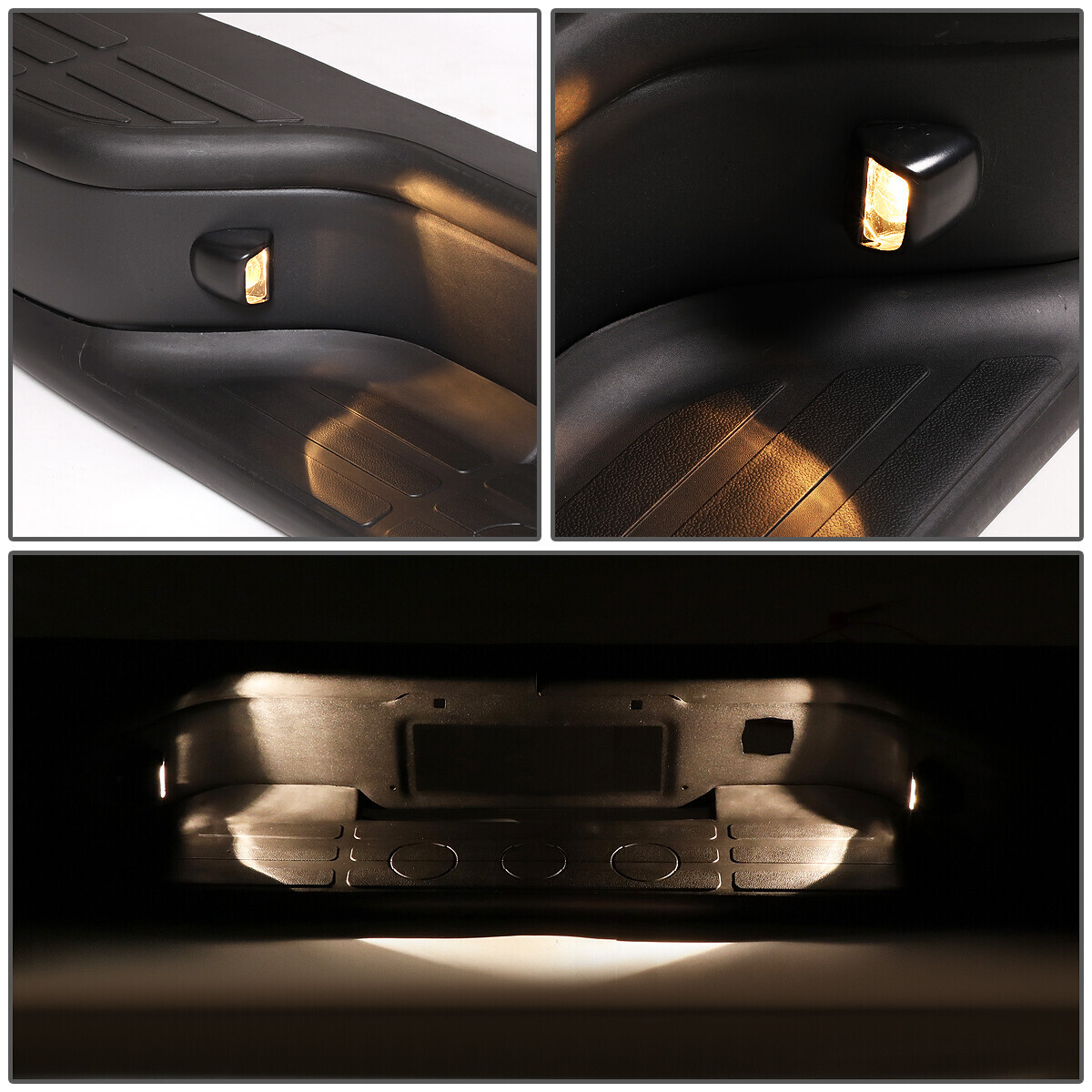 FOR 99-07 CHEVY SILVERADO GMC SIERRA 1500 2500 BLACK REAR STEP BUMPER ASSEMBLY