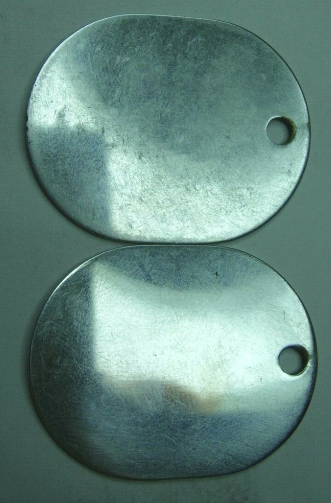 WW2 USMC Dog Tag Officer Pair - James Donald Craig - CAPT. - 1942