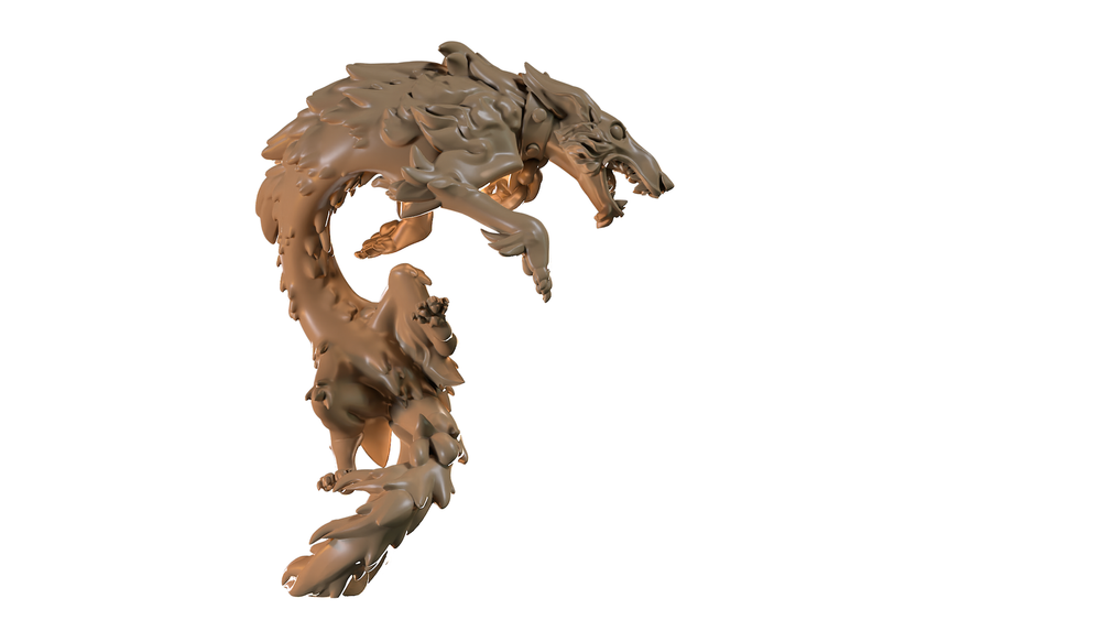 Capsule Chibi - Borzoi Dragon