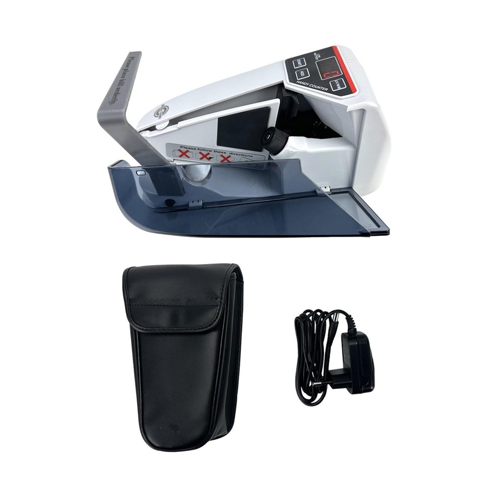 Money Counter Machine Handheld with Protective Case Value Count Multicurrency