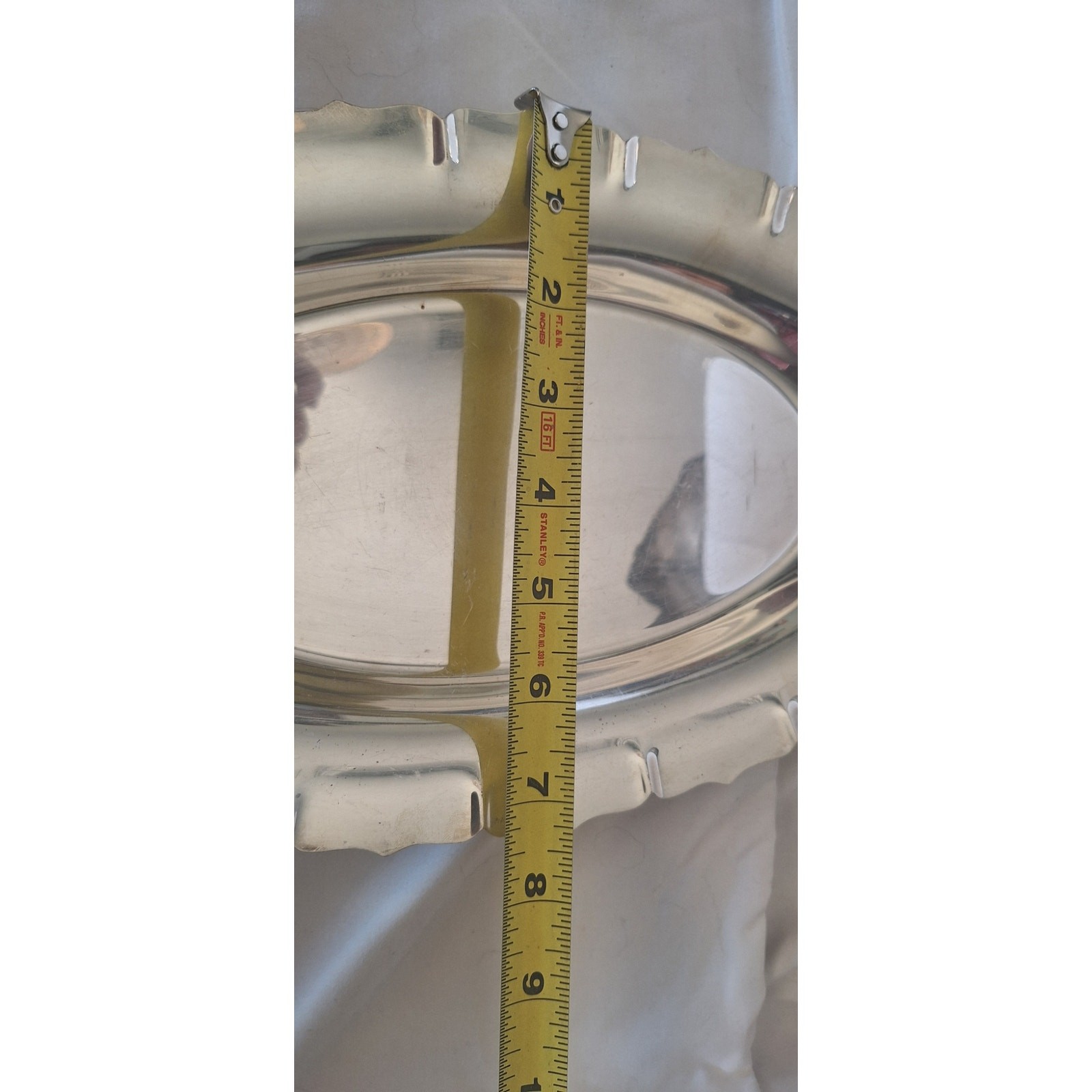 Vintage International Silver Co Early American 2360 Oval Serving Bowl 11" x 7"