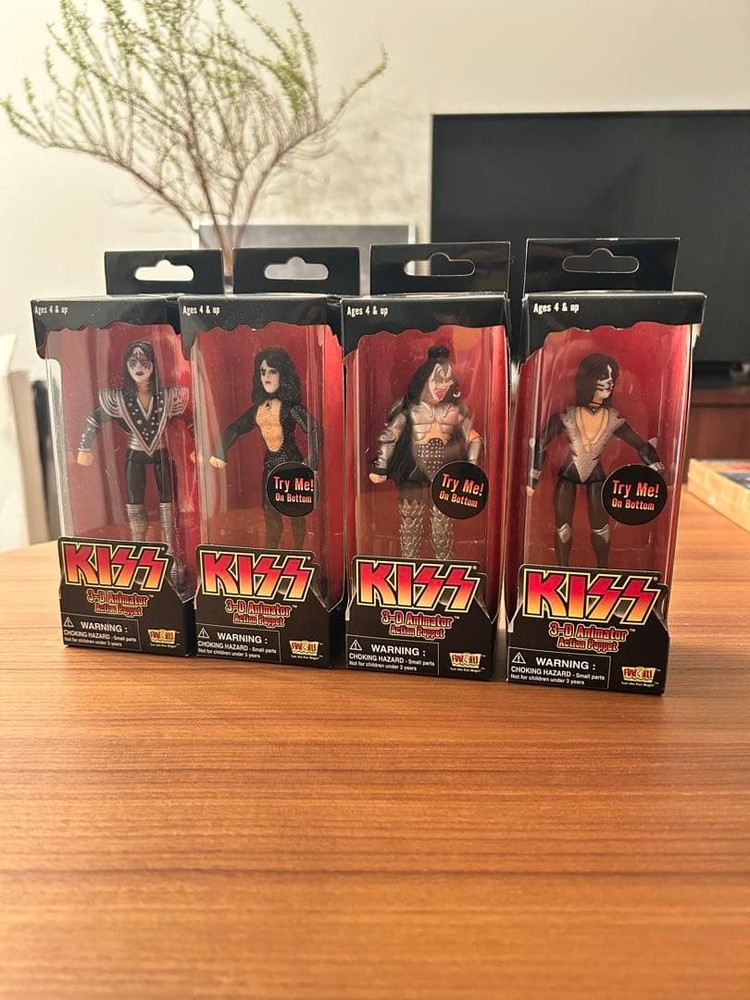 KISS Action Puppet Set of 4