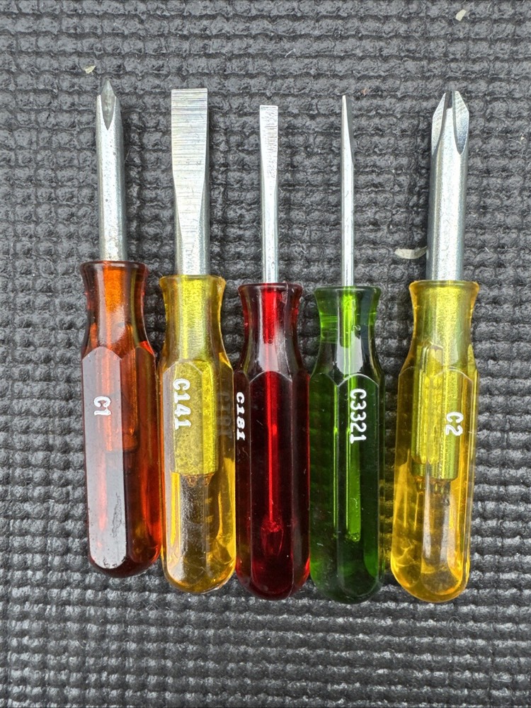 Crescent Tools USA 6pc Compact Screwdriver Set Rare CS-88V Cooper Tools NOS
