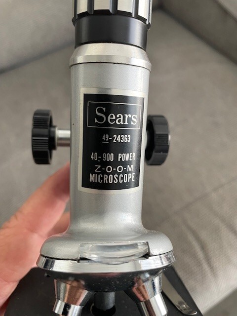 Sears 40-900x Zoom Microscope 49-24363