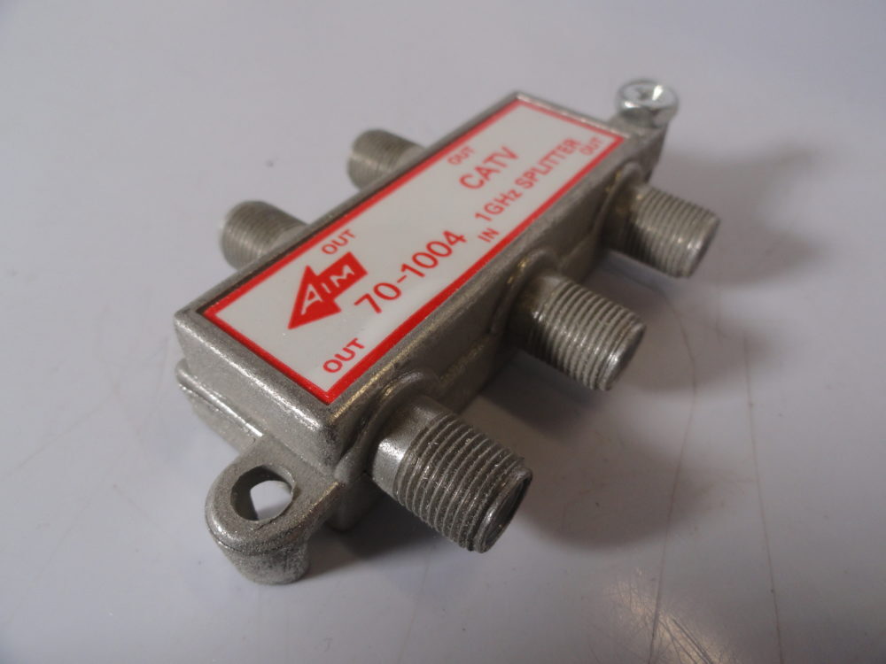 AIM 70-1004 CATV 1GHz Splitters (2) - Free US Shipping