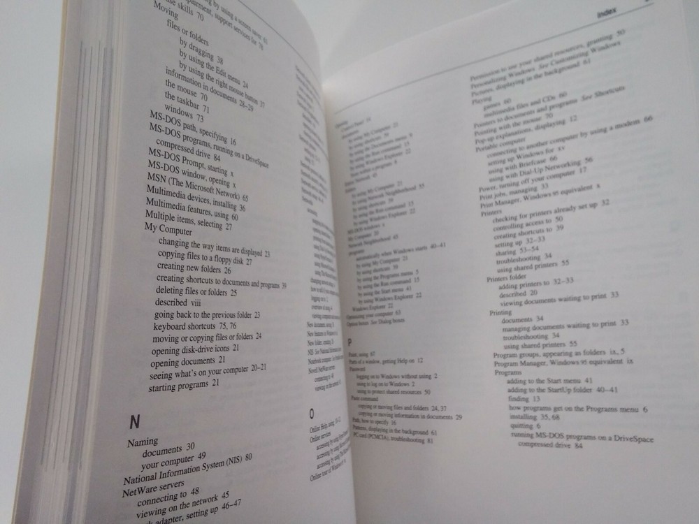 MICROSOFT Introducing Windows 95 Guide Original OEM 1995 Manual Book