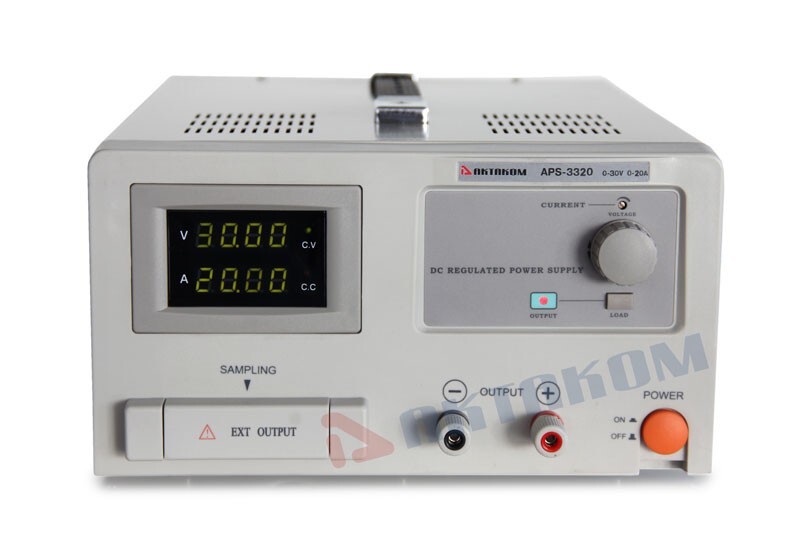 APS-3320L DC Power Supply 30V/20A, Free Software Control via PC and Voice Guide