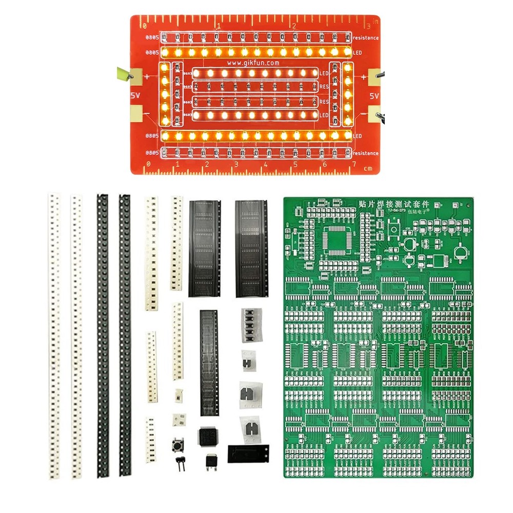 Advanced DIY SMD/SMT Soldering Practice Kit - Electronics Engineer Student Sk...