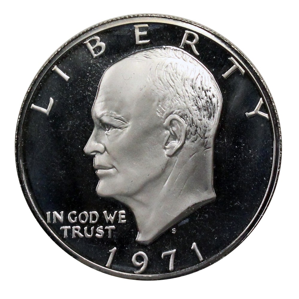 1971 -S Eisenhower Dollar Proof 40% Silver