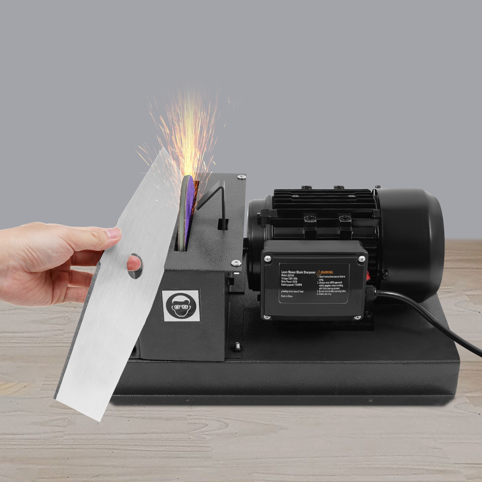 Lawn Mower Blade Sharpener Blade Sharpening Blade Grinding Machine 1700 RPM 500W